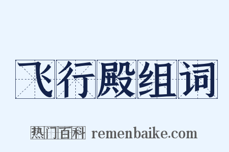 飞行殿组词是什么意思的图片
